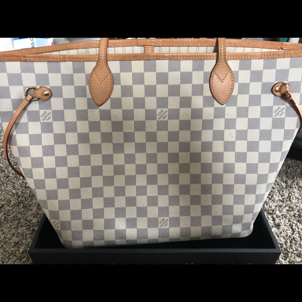 Louis Vuitton Damier Azur Canvas Neverfull MM